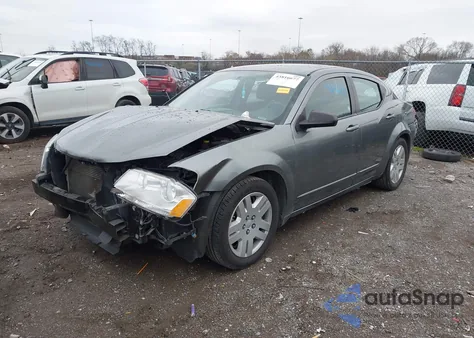 2013 Dodge Avenger Se from USA, damaged, VIN 1C3CDZAB8DN562781